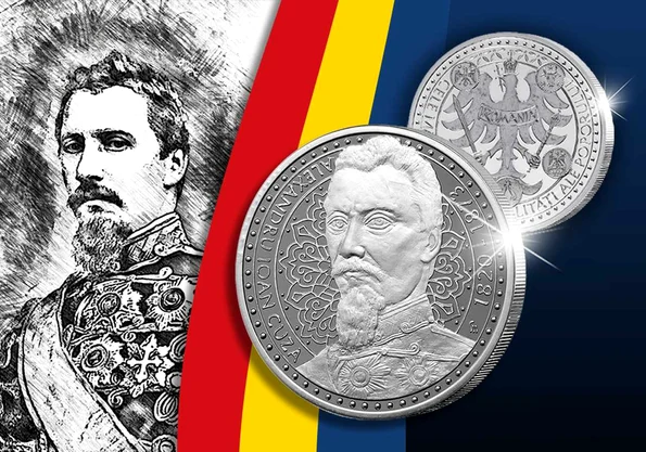 Casa de Monede lansează piesa aniversară cu ocazia comemorării a 150 de ani de la moartea domnitorului Alexandru Ioan Cuza