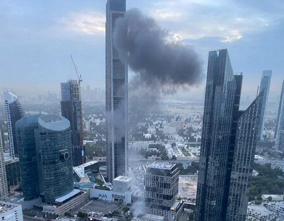 Atac iranian în Dubai FOTO: X