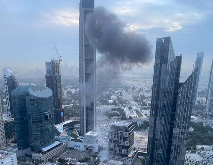 Atac iranian în Dubai FOTO: X