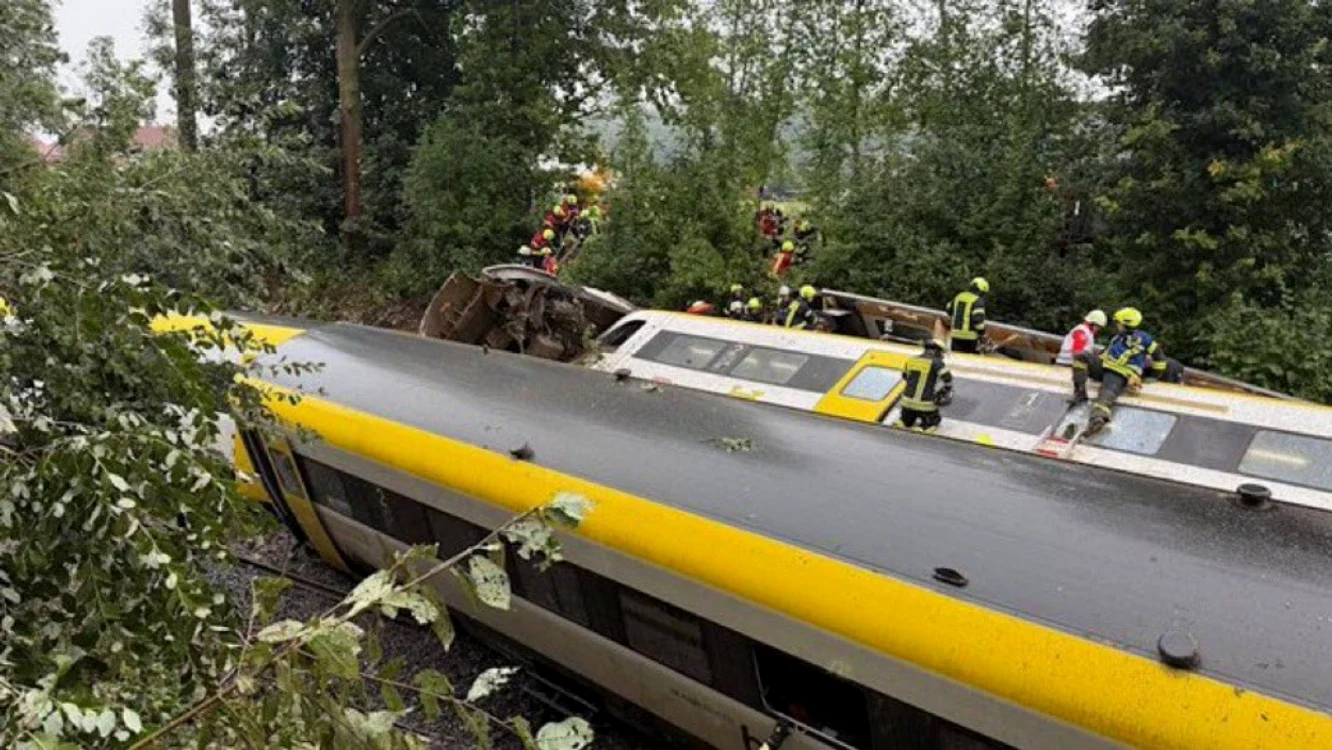 Accident feroviar / Foto: X