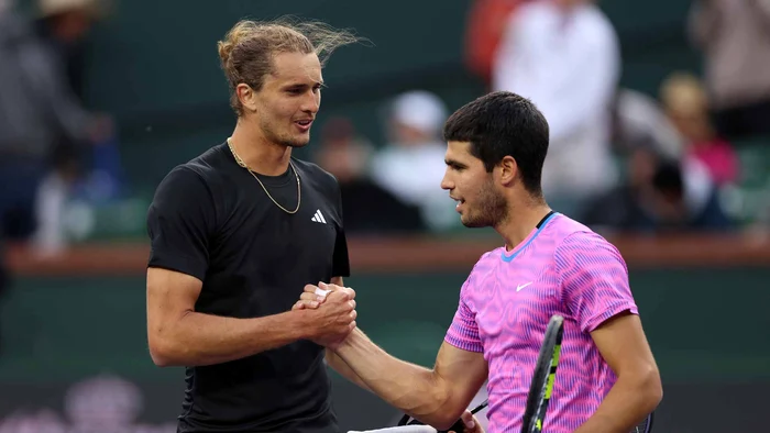 Zverev și Alcaraz au oferit un meci epic în această dimineață la Australian Open. Foto Getty images