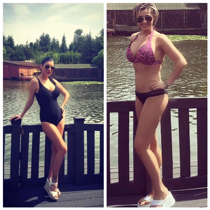 Andreea și Anamaria s-au bronzat la Snagov