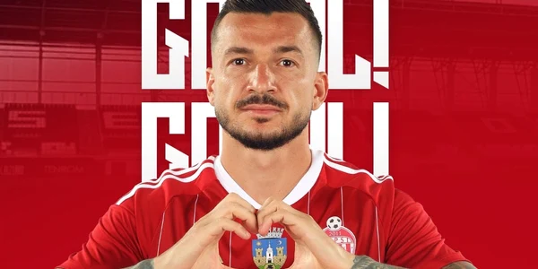 Cosmin Matei a marcat golul victoriei Foto Sepsi OSK jpg