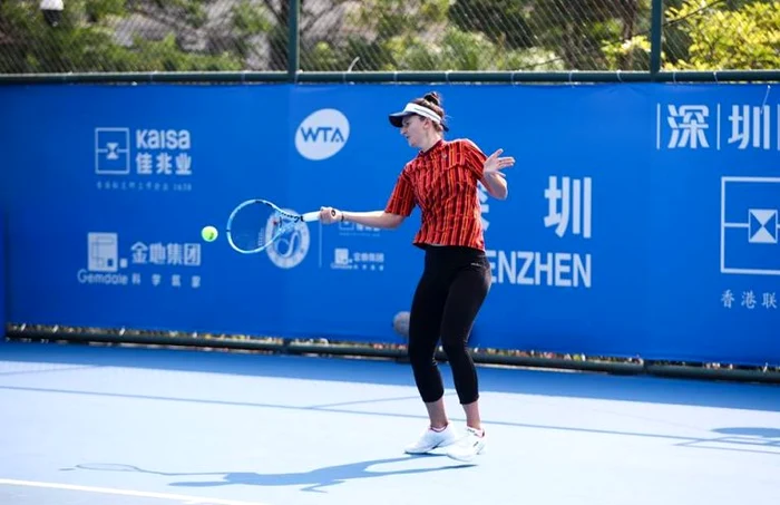 Irina Begu, la antrenament la Shenzhen 2019FOTO: Facebook
