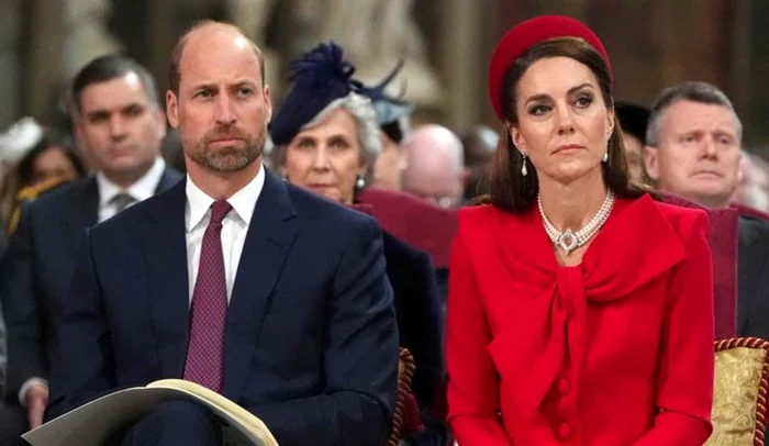 Prințul William alături de soția sa, Kate Middleton / Foto: Pinterest