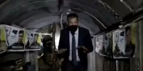 Jurnalist rus in tunelurile Hamas din Gaza Captura video DailyMail JPG