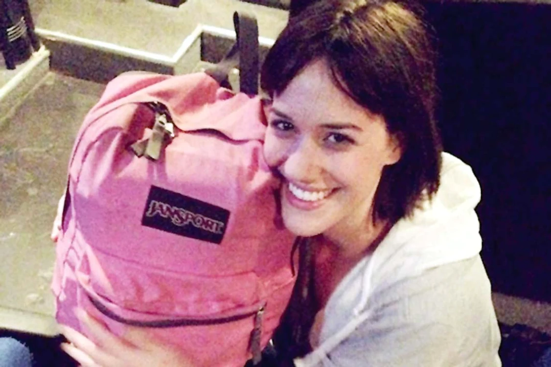 
    Genevieve Blau este nedespărţită de Jansport de 10 ani  