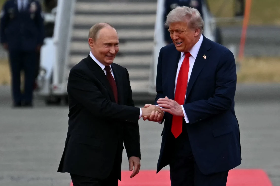 Donald Trump și Putin în Alaska FOTO AFP 