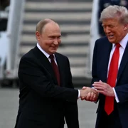Donald Trump și Putin în Alaska FOTO AFP