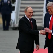 Donald Trump și Putin în Alaska FOTO AFP 