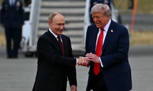 Donald Trump și Putin în Alaska FOTO AFP 