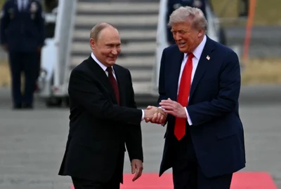 Donald Trump și Putin în Alaska FOTO AFP 