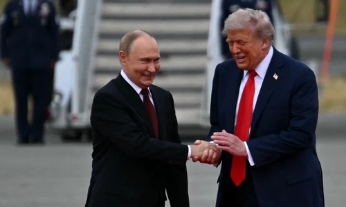 Donald Trump și Putin în Alaska FOTO AFP 