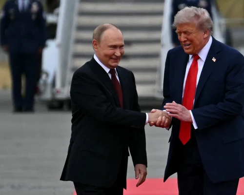 Donald Trump și Putin în Alaska FOTO AFP 