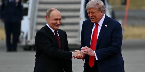 Donald Trump și Putin în Alaska FOTO AFP 