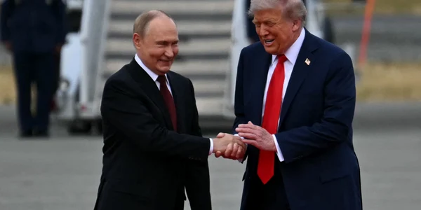 Donald Trump și Putin în Alaska FOTO AFP 