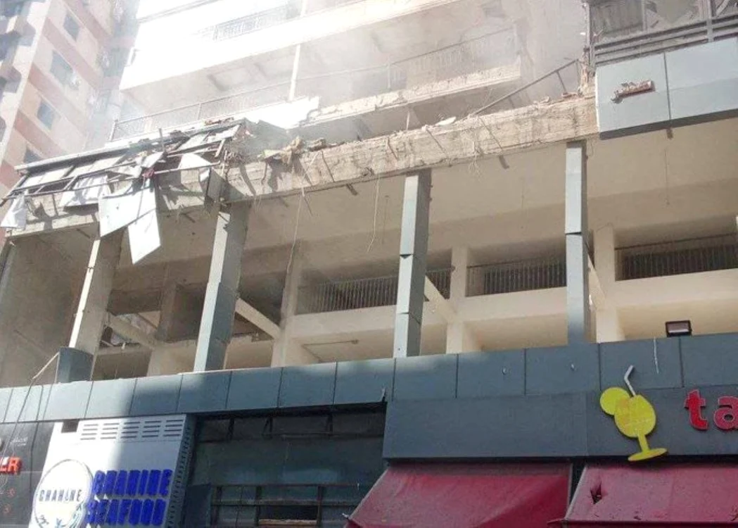 foto clădiri distruse în Beirut