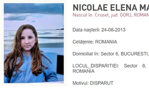 copil disparut in Bucuresti, sectorul 6 foto politia romana jpg