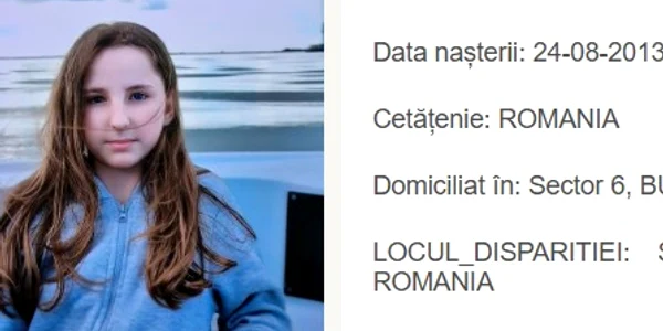copil disparut in Bucuresti, sectorul 6 foto politia romana jpg