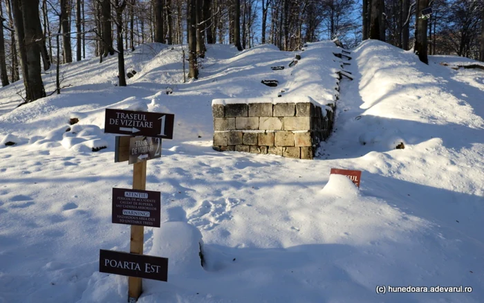 sarmizegetusa regia iarna foto daniel guta adevarul