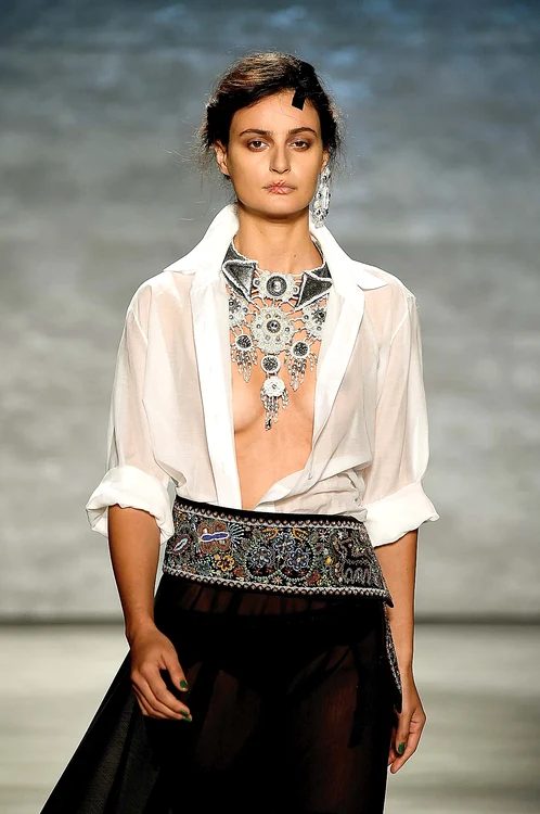 Lorena Menghia şi-a arătat bustul superb la New YorkFoto: Guliver/Gettyimages
