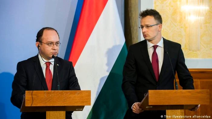 Miniştrii de Externe ai României şi Ungariei: Bogdan Aurescu und Peter Szijjarto