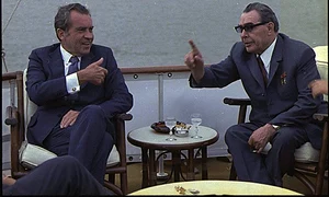 Richard M  Nixon and Leonid Brezhnev 1973 jpg