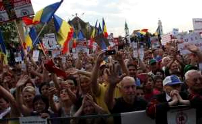 Miting anti Băsescu la Oradea