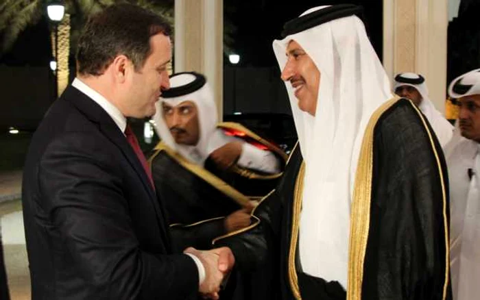 Premierul moldovean si emirul statului Qatar