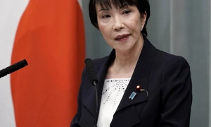Sanae Takaichi a fost ministru de interne în administraţia lui Shinzo Abe FOTO EPA-EFE