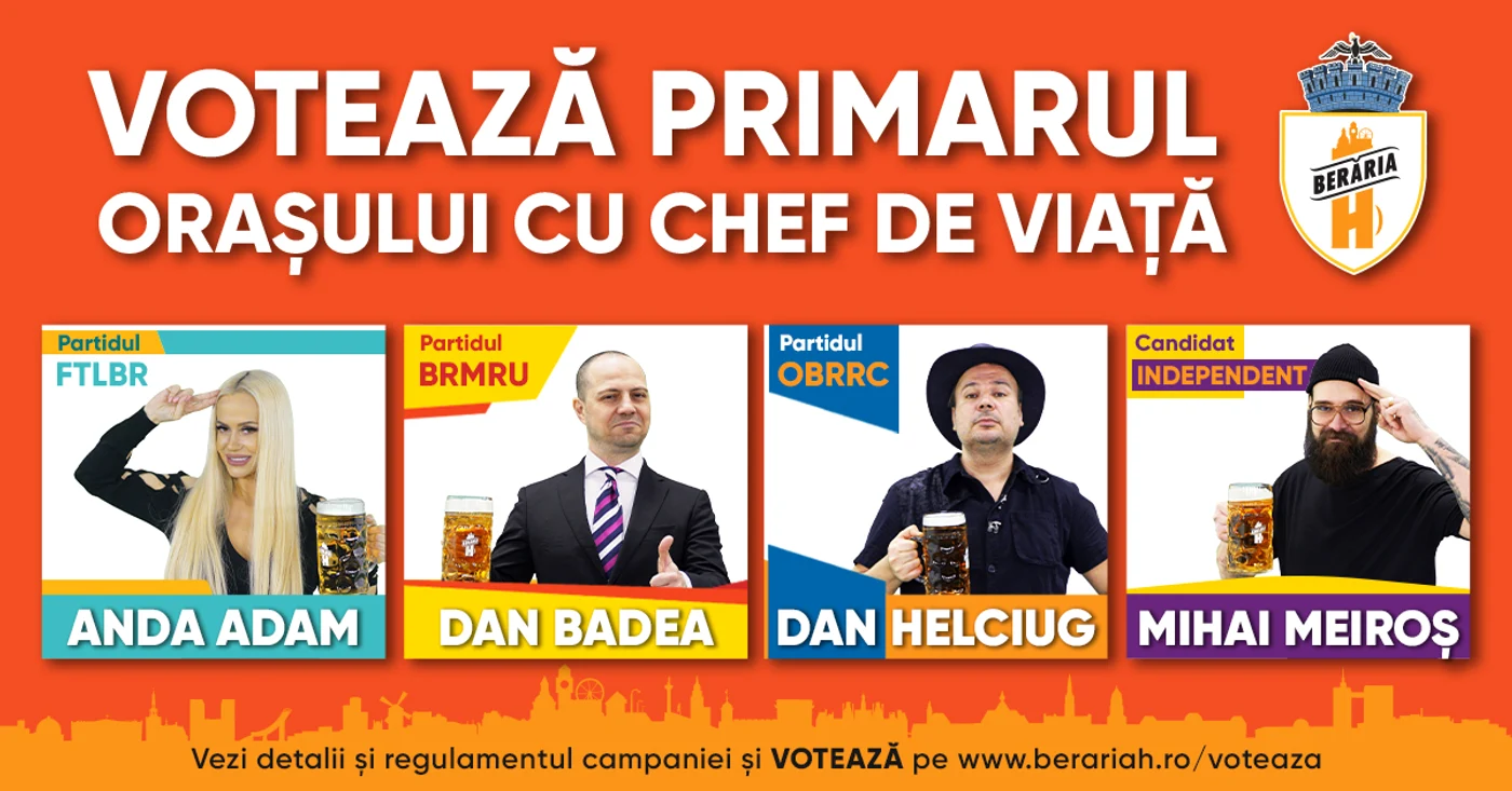 Alți 3 candidați cu promisiuni mărețe intră în cursă: Anda Adam, Dan Helciug și independentul Mihai Meiroș, iar electoratul e mobilizat masiv la vot  jpeg