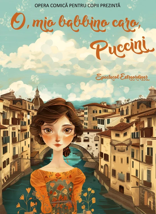 Afiș Gala O, mio babbino caro, Puccini jpg