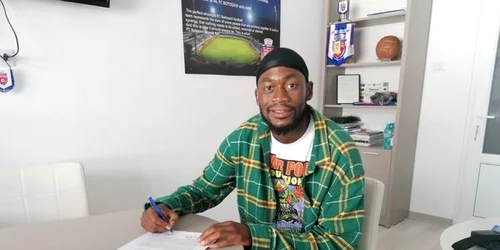 belgianul Fred Maecky Ngombo foto Facebook Fotbal Club Botoşani