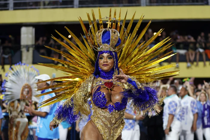 Bianca Monteiro, Regina Toboșarilor, la Carnavalul de la Rio 2025