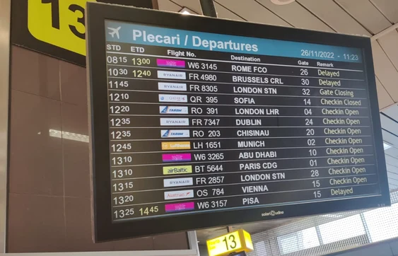 Zbor Wizz Air, întârziat pe Aeroportul Otopeni