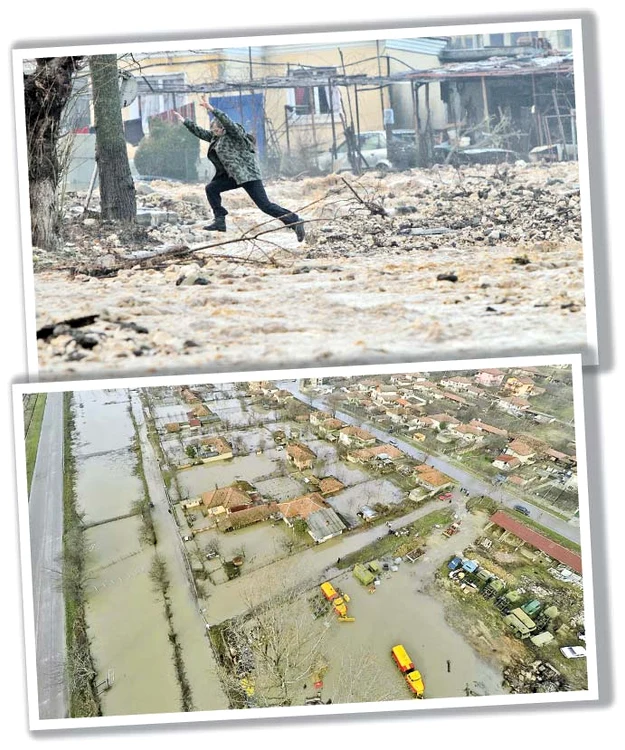 Râul Cerna a ieşit  din matcă şi  a inundat oraşul  Smolyan din  sudul ţării