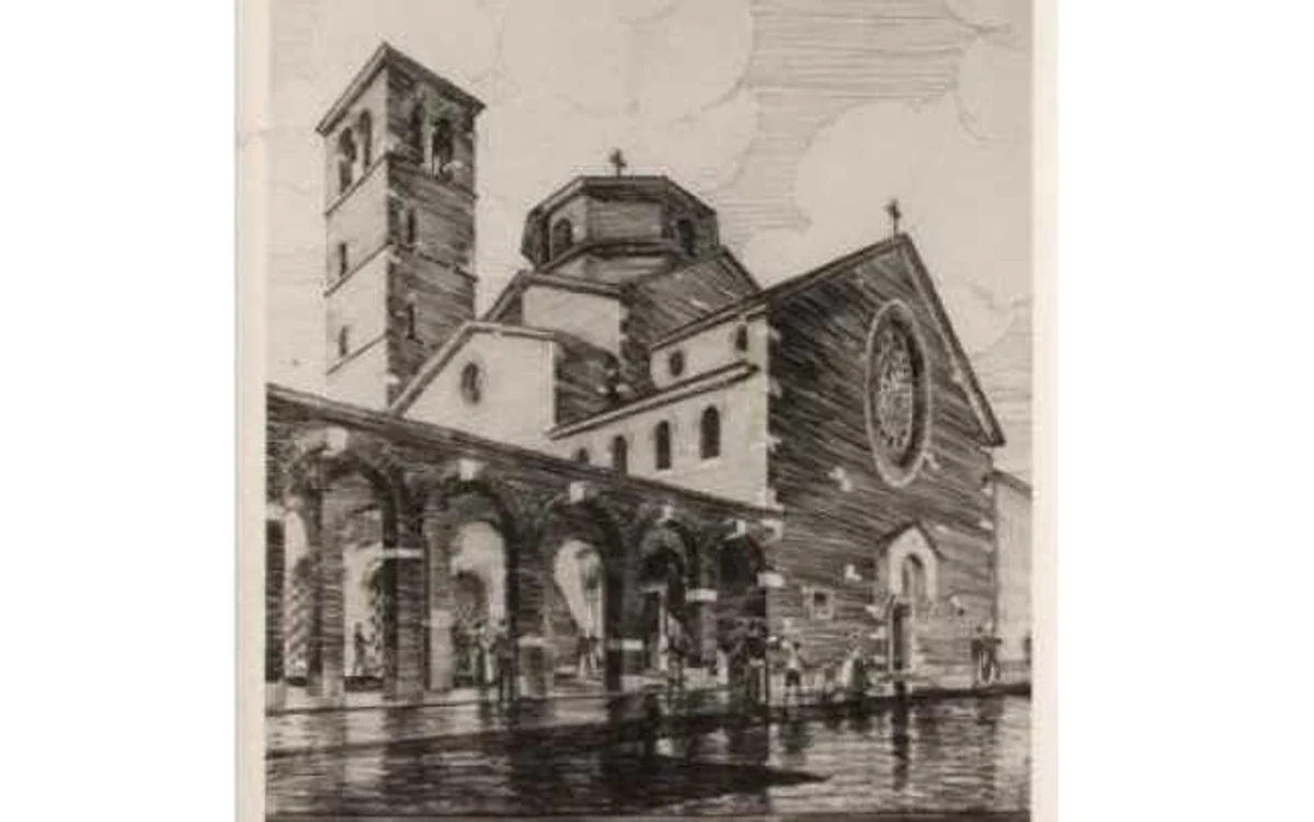 Planul iniţial al Bazilicii catolice Sfântul Anton de Padova