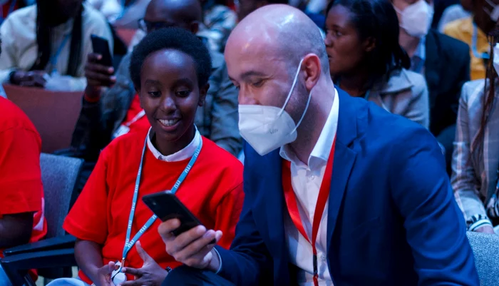 Sabin Sărmaș, participând la un eveniment în Rwanda FOTO Facebook / Sabin Sărmaș
