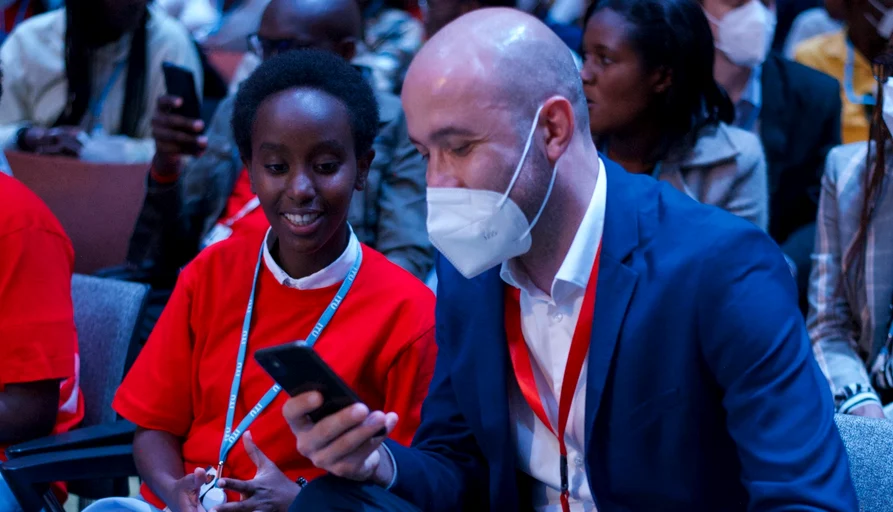 Sabin Sărmaș, participând la un eveniment în Rwanda FOTO Facebook / Sabin Sărmaș 