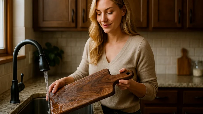 Cum să cureți un tocător fără să folosești substanțe chimice. 