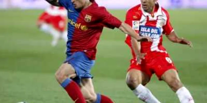 Bojan Krkici (stânga) joacă la FC Barcelona de trei ani