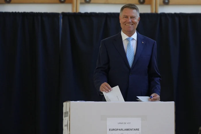 Klaus Iohannis vot alegeri europarlamentare 2019 referendum FOTO Inquam Photos Octav Ganea