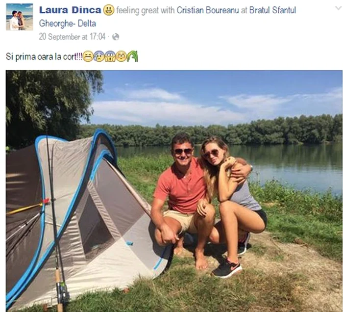 În urmă cu o săptămână, Cristian Boureanu și Laura Dinca au fugit în Delta Dunării
