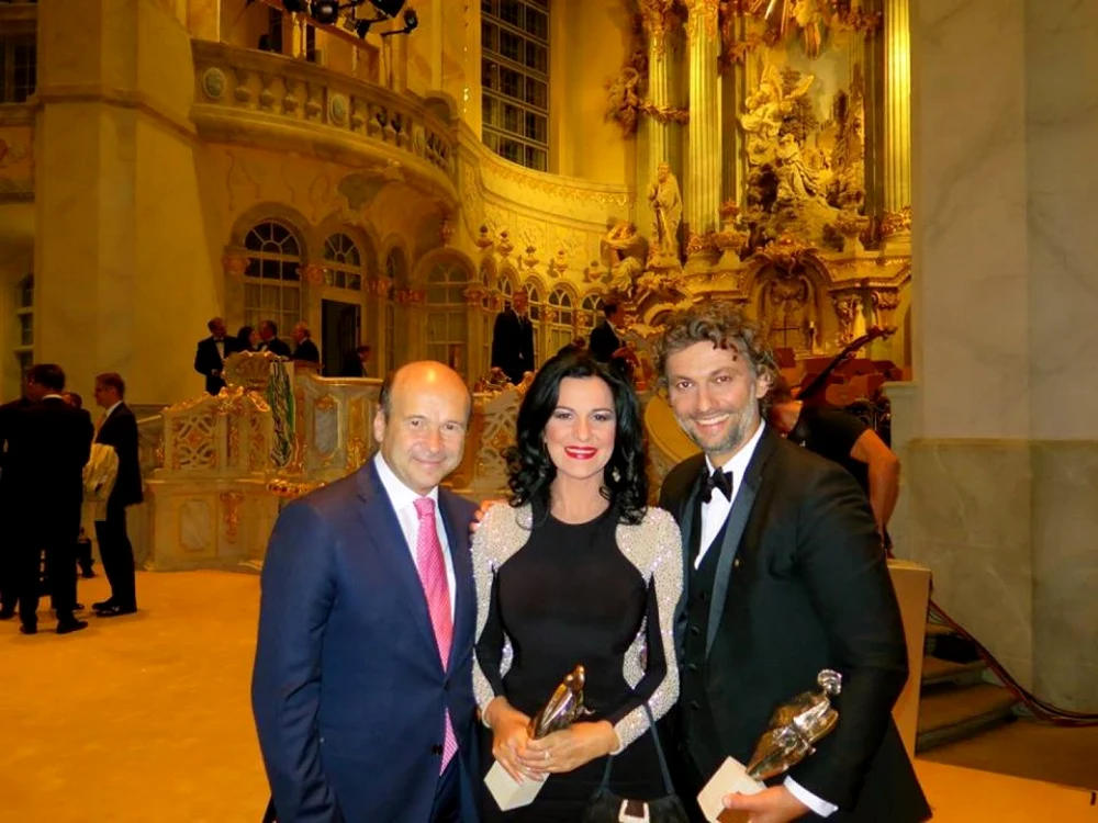 Angela Gheoghiu, alături de Dominic Meyer şi Jonas Kaufmann