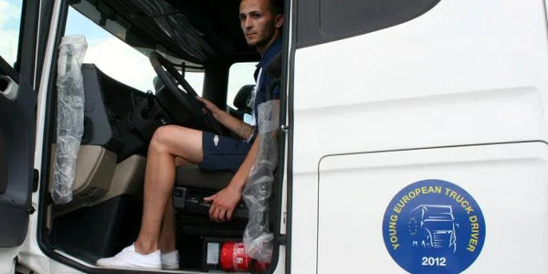 Mihai Turdean este cel mai bun tânăr șofer de camion din țară (foto: Facebook)