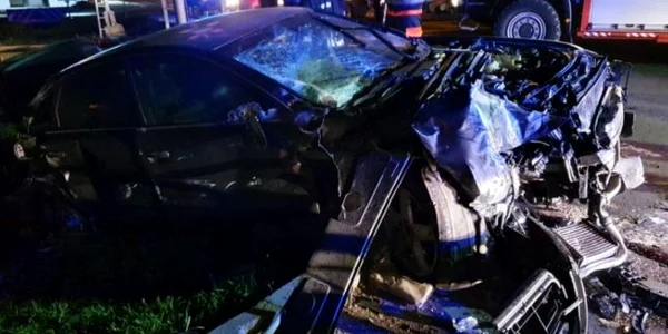 Accident tren Timis FOTO ISU Timis