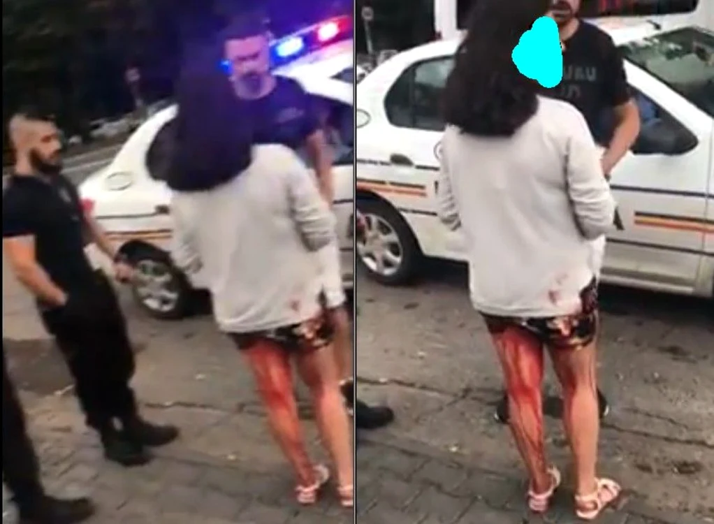 Fetiţă plină de sânge în Galaţi FOTO captura video