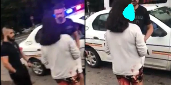 Fetiţă plină de sânge în Galaţi FOTO captura video