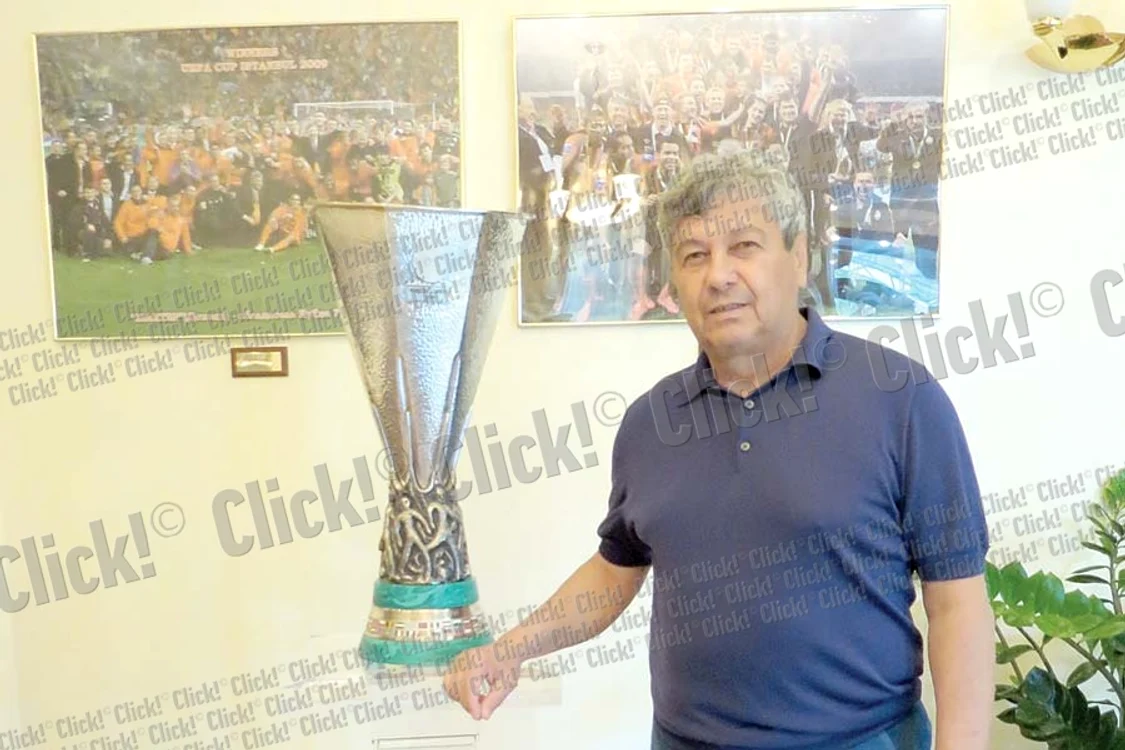 Locul unde Lucescu  se simte cel mai bine:  pe fotoliul din  biroul de lucru (FOTOGRAFII: ALEXANDRA DRAGU, Doneţk)