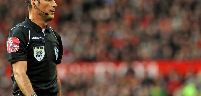 Mark Clattenburg, arbitrul care i-a adus victoria lui Man. United în meciul cu Chelsea. FOTO Mediafax